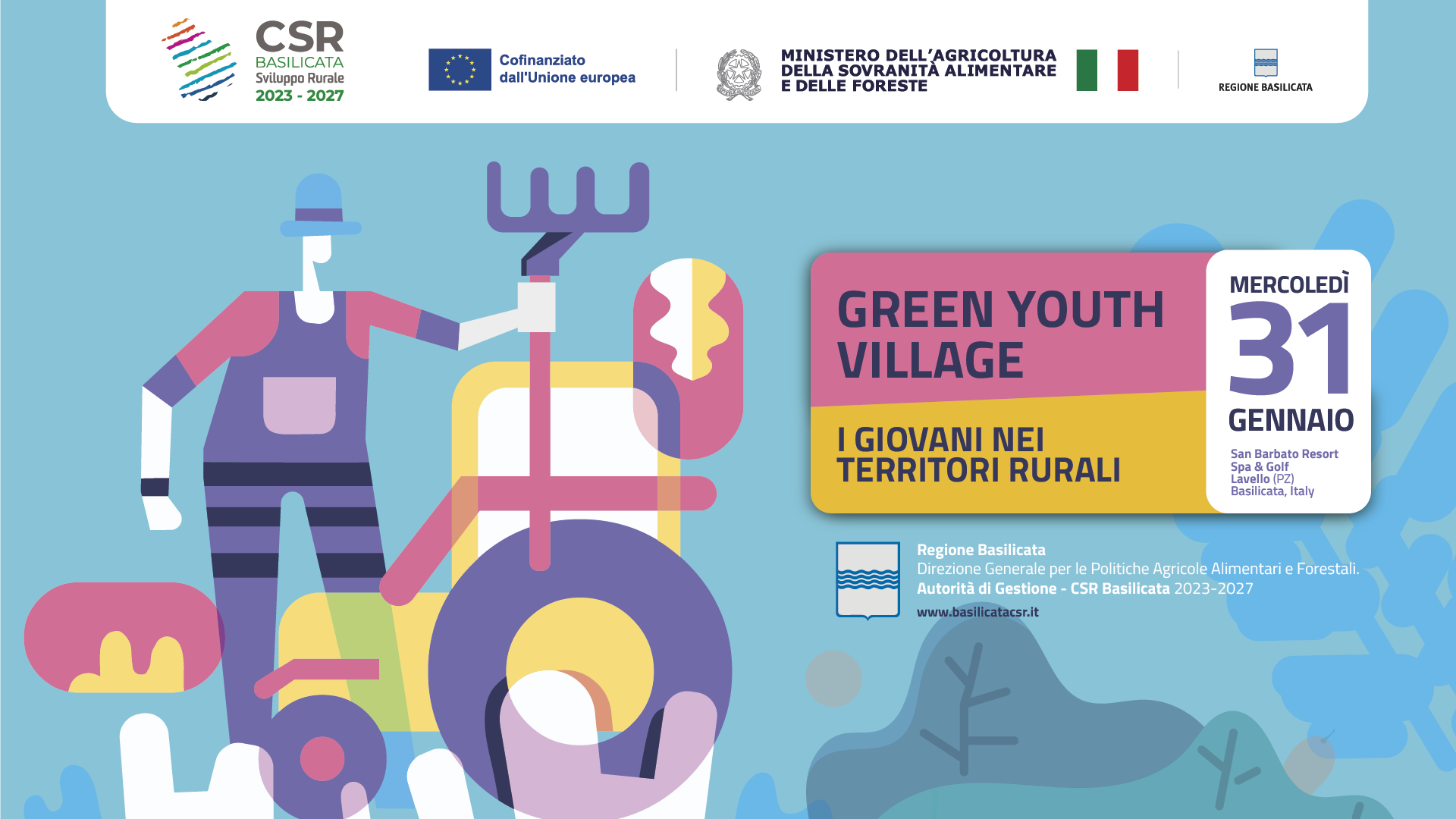 Green Youth Village - Conferenza “I giovani nei territori rurali”